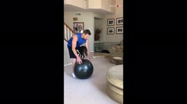 'Athletic Dog Flexes his Impressive Balancing & Jumping Skills'