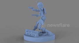 Assembling and Painting 3D Printed Figure Sabine Wren