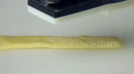 Flat-pack FOOD: Scientists create flat pasta that morphs into 3D shapes when cooked