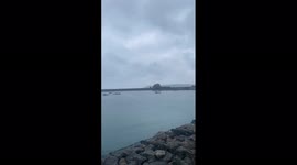 Flotilla of French boats leaves Jersey port after fishing rights protest