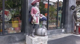 Clothing store that looks like an American museum in Thailand