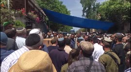 Funeral of Israeli Yehuda Guetta, 19, today. Guetta was shot by a terrorist on Sunday and died of his wounds.