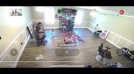 'Former Cornerback Uses Quick Feet to Save Son from Falling on the Ground'