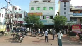 Monkey's tail got tangled in telephonic cables and later it was rescued