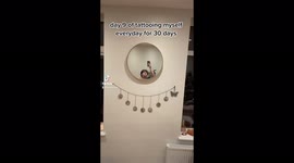 Day 9 of Tattooing myself every day