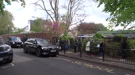 Kensington residents queuing to vote for London mayor and London Assembly members on 6 May 2021