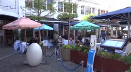 Londoners enjoy alfresco food and drinks on the mayoral election day - Bluebird Chelsea