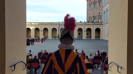 Swearing-in of new recruits Swiss guards in the Vatican