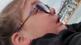 UK girl pulls hilarious faces during first rollercoaster ride
