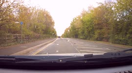Dashcam Footage: Driver ignores DO NOT TURN RIGHT SIGN and turns right illegally.