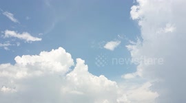 MOVING CLOUDS FOOTAGE / BEAUTIFUL CLOUDS IN THE SKY OF ODISHA
