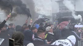 Wayne Rooney's Derby survive as fans let off flares outside Pride Park before final game of the season