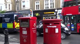 London policing - stop and search by TSG officers in Earls Court
