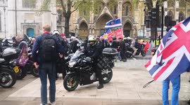 Bikers rally in London against prosecution of Northern Ireland veterans
