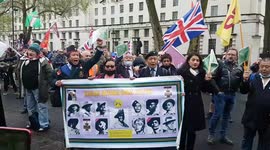 Hundreds turn out for Respect Our Veterans protest march and motorcycle ride in Parliament Square