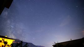 The Eta Aquarid meteor shower of 2021 peaked this week. Here’s how it looked from the Swiss Alps