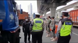 Travel ban in Bekasi, Indonesia