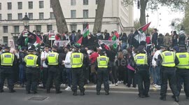 Palestine protesting outside Downing Street, London 9th May 2021 Part2
