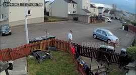 Shocking CCTV shows UK woman allegedly threatening to stab neighbour