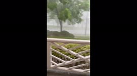 US: Severe Thunderstorms With Hail Batter North Carolina 2