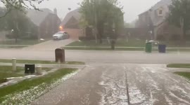 US: Severe Storms Bring Heavy Rain, Hail To Texas 2