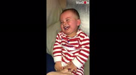 Most contagious laughs ever? Italian parents share videos of their twins' brilliant chuckles