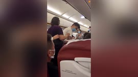 Passenger demands flight attendant carry her off plane in China after being asked to leave