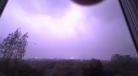Hail and Thunderstorm in Sheffield filmed on the 11th May 2021