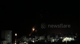 Rockets launched from Gaza intercepted by Israel's Iron Dome, some reach Tel Aviv
