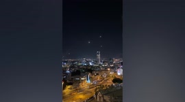 Israel’s Iron Dome intercepts rockets fired from Gaza as residents shelter in safe houses