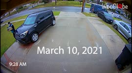 'Caught on Camera: Porch Pirates Steal Amazon Package and Drive Away'