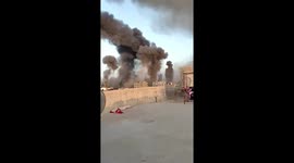 Huge clouds of smoke rise into sky as Israel bombards Jabalia area of Gaza