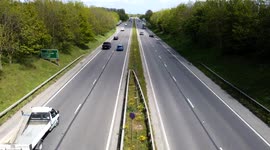 A249 in Kent, UK traffic timelapse (AA's top ten most dangerous rural roads for young drivers)