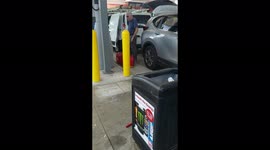 Last gas station in Florida town as panic buying continues