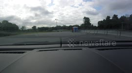 Test Driving a Lamborghini Aventador at Thompson Speedway Motorsports Park