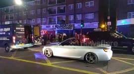 Multiple emergency vehicles called to Green Street, E London to disperse EID crowds