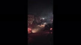 Israeli warplanes target residential compound in Beit Lahia, Gaza