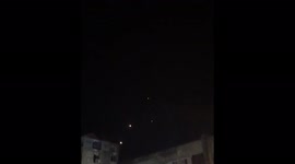Iron Dome interceptors fill the sky as rockets rain down on Israel