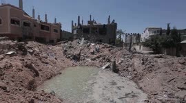 Situation in Gaza after Israel bombardment