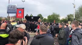Full 2 hour livestream of Manchester United fans Glazers out protest at Old Trafford