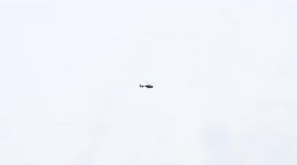 Helicopter over Old Trafford during Manchester united fans Glazers out protest