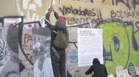 Thousands march in Colombia as president urges rejection of violence