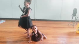 Adorably Cute Sisters (5y/o and 16 months) Dancing. Covid-19 Locked Down, Port Moresby Papua New Guinea.