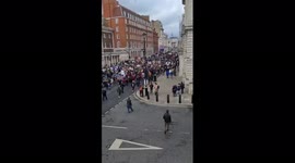 Westminster Protest, London Today