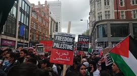 Free Palestine protest takes over West London