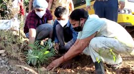 Indian hospital encourages patients to plant trees after being discharged