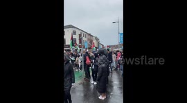 Free Palestine Protest in Manchester, UK