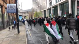 Machester Free Palestine March Through Manchester Arndale - Full Livestream