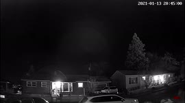 Ufo footage caught on security cam
