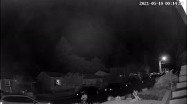 Ufo footage caught security camera